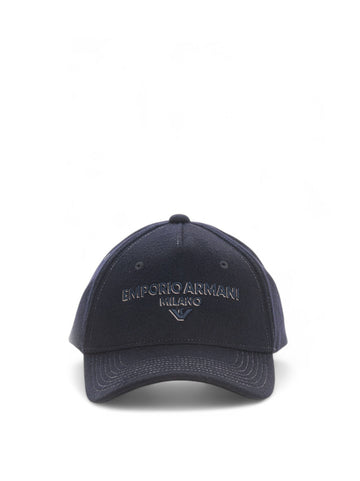 Cappello con visiera Blu Emporio Armani Uomo