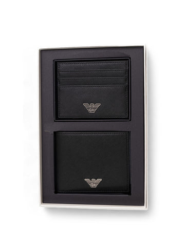 Portafogli Nero Emporio Armani Uomo