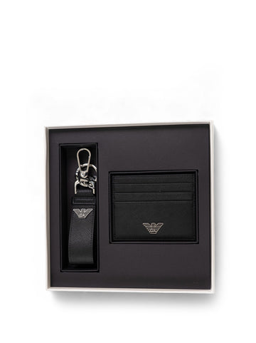 Portafogli Nero Emporio Armani Uomo