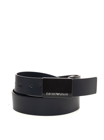 Cintura Blu Emporio Armani Uomo