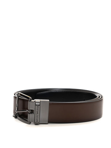 Cintura Nero-marrone Emporio Armani Uomo