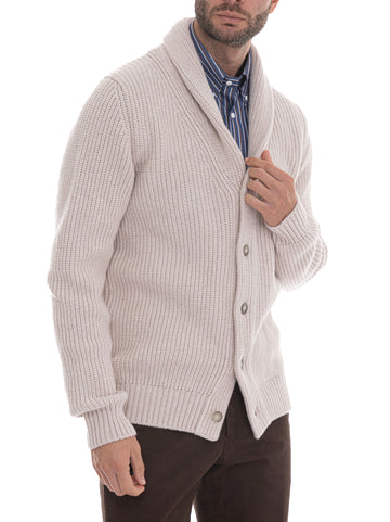 Cardigan bottoni Panna Fay Uomo