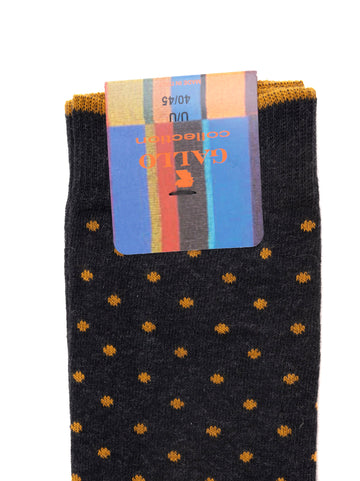 Calzino lungo Grigio-beige Gallo Uomo