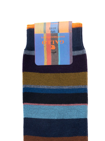 Calzino lungo Blu Gallo Uomo