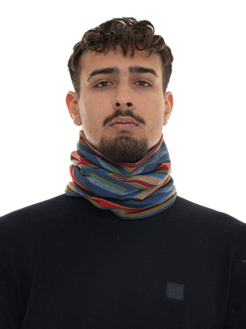 Scarf collar Blue Gallo Man