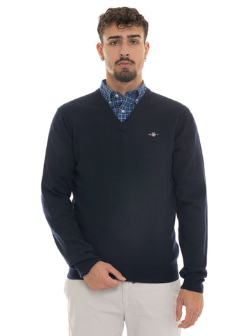 Maglie Blu Gant Uomo