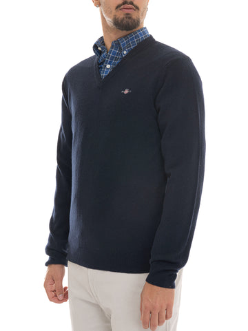 Maglie Blu Gant Uomo