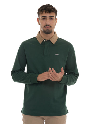 Polo Verde Gant Uomo