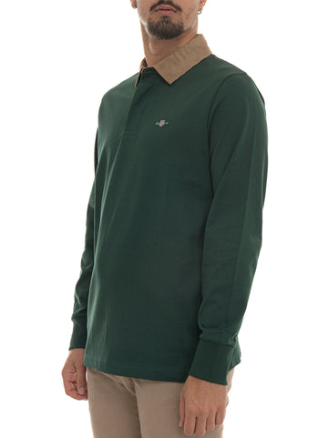 Polo Verde Gant Uomo