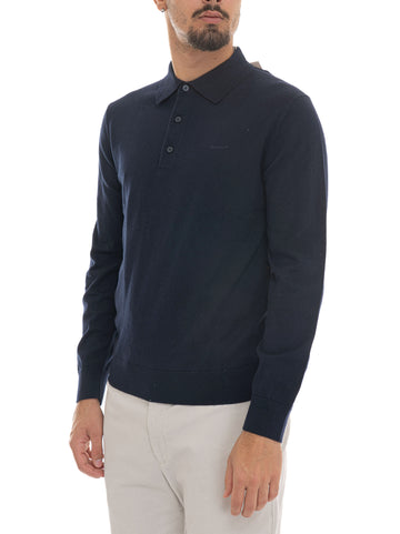 Maglie Blu Gant Uomo