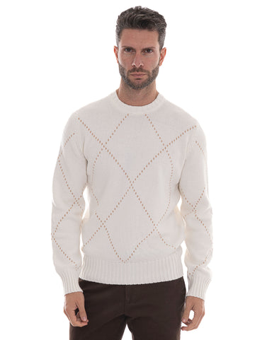 Maglie Bianco-beige Gran Sasso Uomo