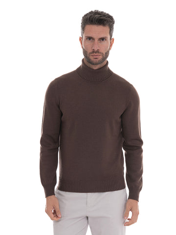 Gran Sasso Men's Brown Sweaters