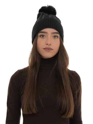 Cappello Nero Guess Donna