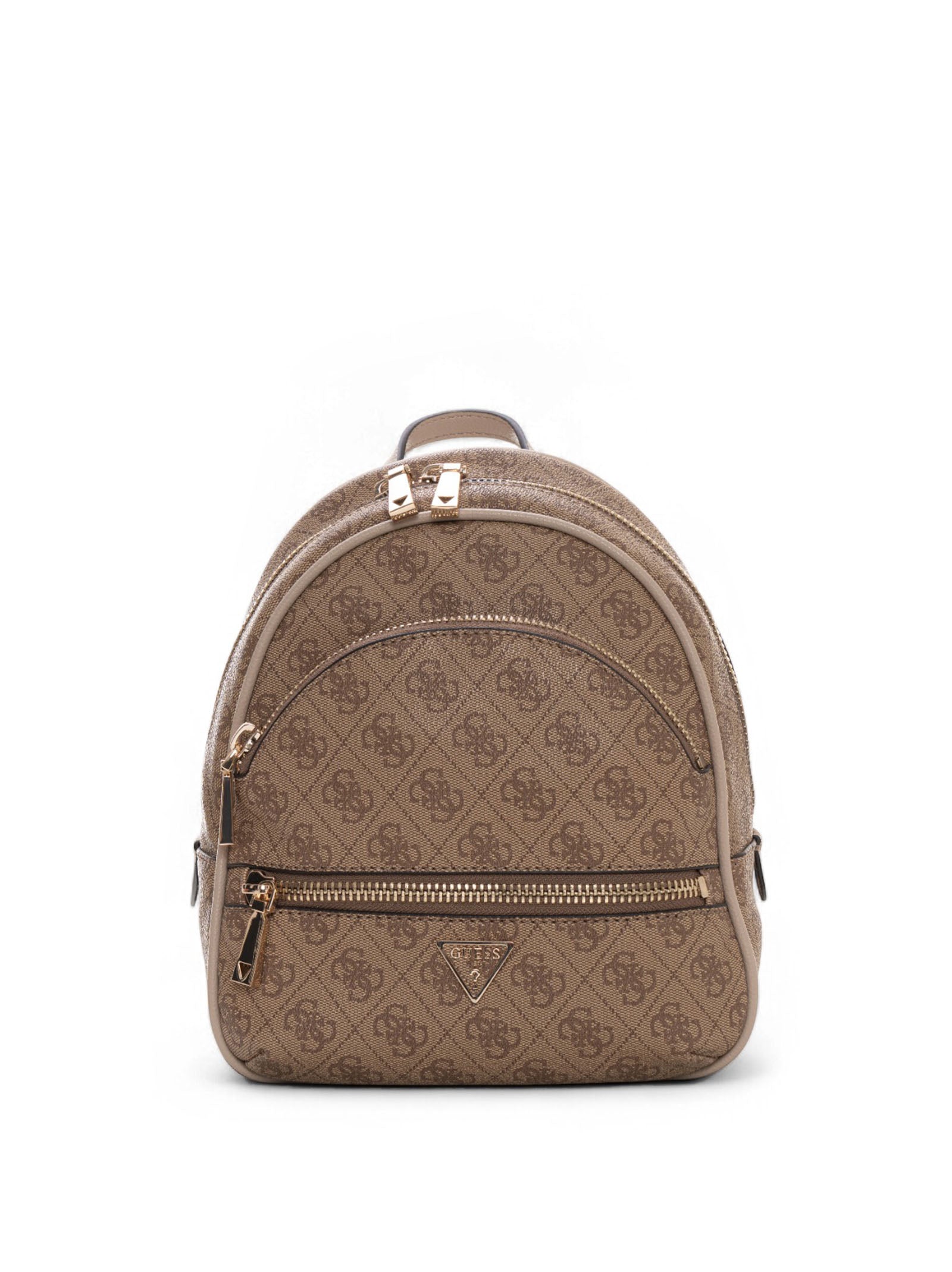 Guess ® Manhattan Ii Backpack Brown Mochila De Mujer 34cm | Envío gratis