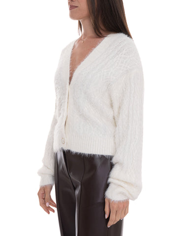 Cardigan Bianco Guess Donna