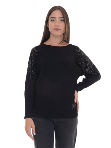 Maglie Nero Guess Donna