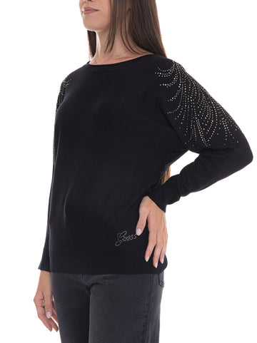 Maglie Nero Guess Donna