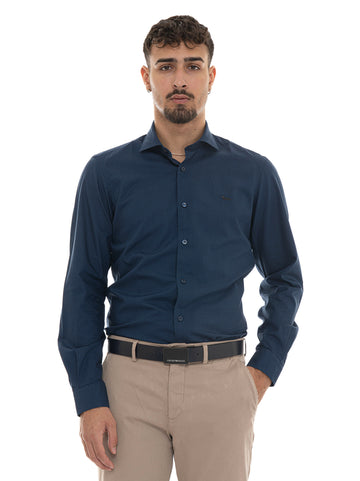 Camicia casual Blu Harmont & Blaine Uomo
