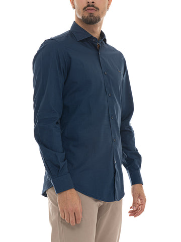 Camicia casual Blu Harmont & Blaine Uomo