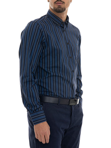 Camicia casual Blu Harmont & Blaine Uomo