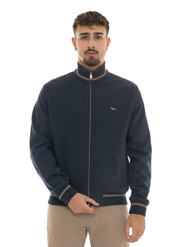 Felpa Blu Harmont & Blaine Uomo