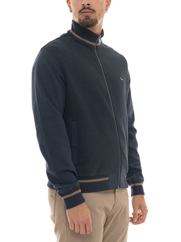 Felpa Blu Harmont & Blaine Uomo