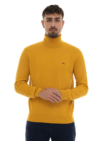 Pullover collo alto Senape Harmont & Blaine Uomo