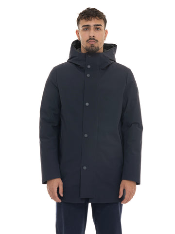 Giaccone con cappuccio Blu Harmont & Blaine Uomo