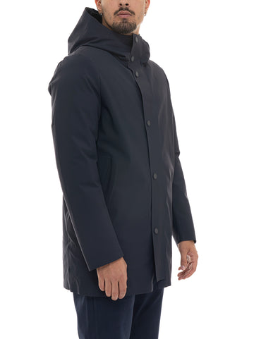 Giaccone con cappuccio Blu Harmont & Blaine Uomo