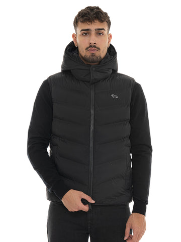 Gilet trapuntato 100 gr Nero Harmont & Blaine Uomo