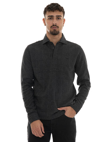 Polo manica lunga Antracite Harmont & Blaine Uomo