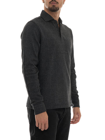 Polo manica lunga Antracite Harmont & Blaine Uomo