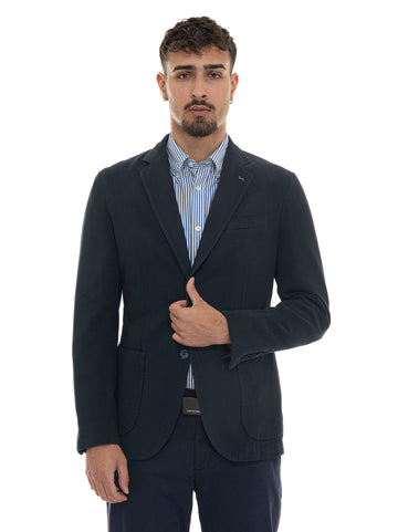 Giacca corta 2 bottoni Blu Harmont & Blaine Uomo