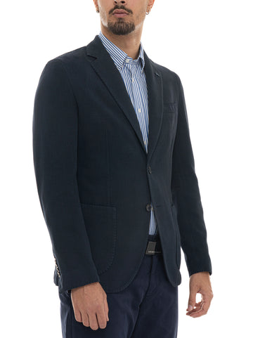 Giacca corta 2 bottoni Blu Harmont & Blaine Uomo