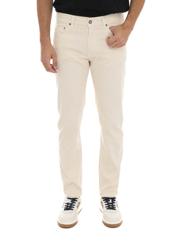 Pantalone 5 tasche Panna Harmont & Blaine Uomo