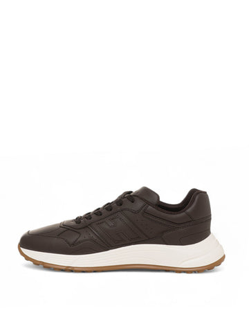 Sneakers in pelle Hyperlight  Marrone Hogan Uomo