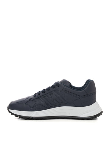 Sneakers in pelle Hyperlight pelle Blu Hogan Uomo