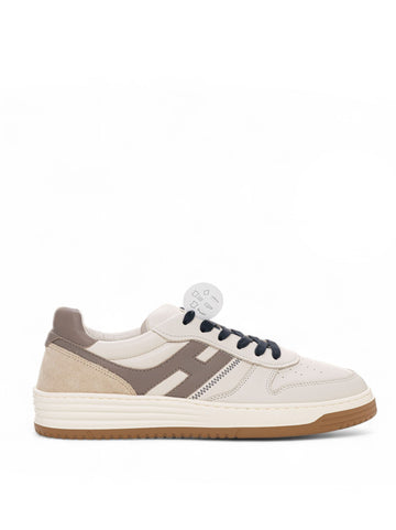 Sneakers in pelle Basket Beige Hogan Uomo