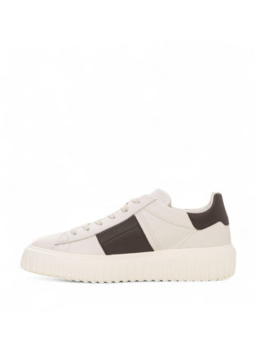 Sneakers alta H stripes Beige-marrone Hogan Uomo