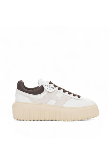 Sneakers Bianco-bordeau Hogan Donna