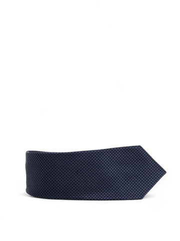 Cravatta in seta Blu Kiton Uomo