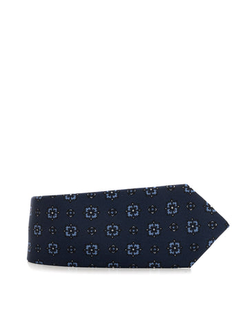 Cravatte Blu Kiton Uomo