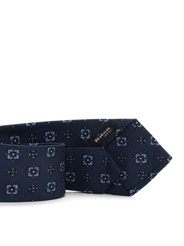 Cravatte Blu Kiton Uomo