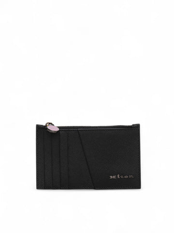 Porta carte di credito Nero Kiton Uomo