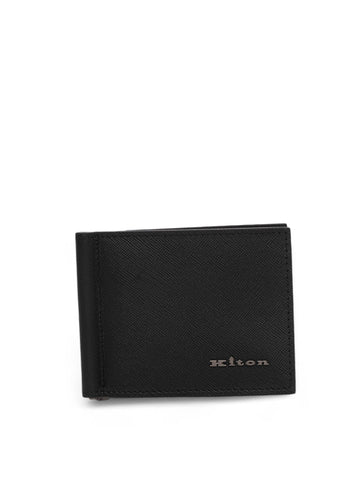 Fermasoldi Nero Kiton Uomo