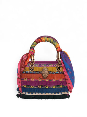 Borsa in pelle piccola Kensington Multicolor Kurt Geiger Donna