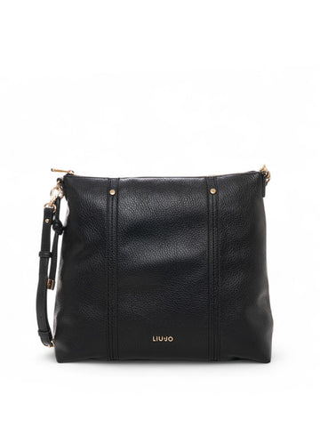 Borsa a braccio  ecs m hobo Nero Liu Jo Donna