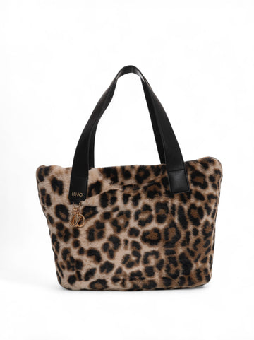 Borsa modello shopper Beige-marrone Liu Jo Donna