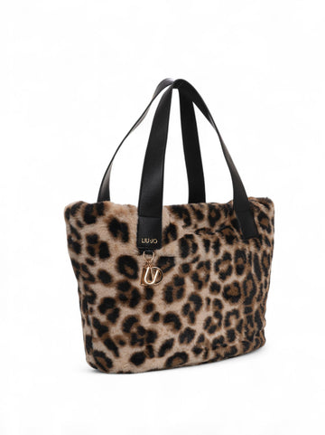 Borsa modello shopper Beige-marrone Liu Jo Donna