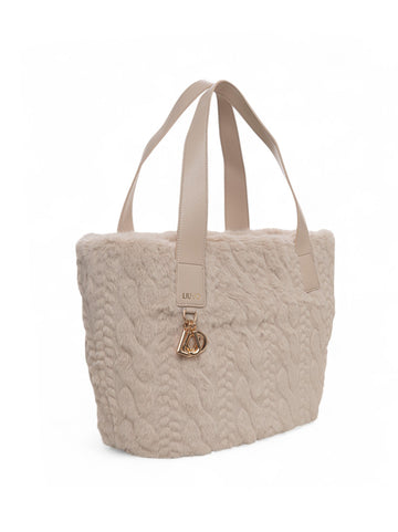 Borsa modello shopper Latte Liu Jo Donna